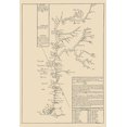 thumbnail image 2 of Humboldt 11x14 Black Ornate Wood Framed with Double Matting Museum Art Print Titled - Orinoco River Venezuela Colombia South America, 2 of 4