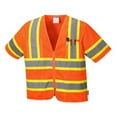 thumbnail image 2 of Portwest US383 Augusta Sleeved Hi-Vis Safety Vest Orange, Large, 2 of 2