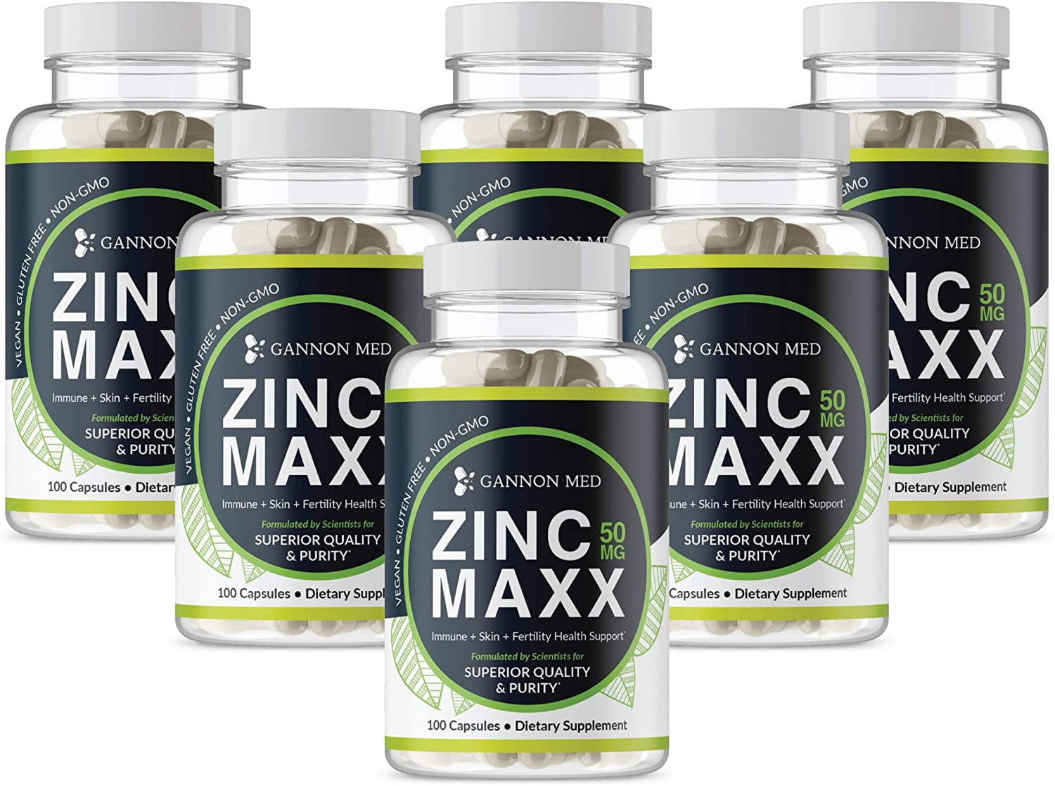 Zinc Maxx Maximum Zinc Gluconate 50 mg per dose 100 Day Supply