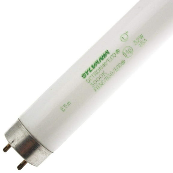 SYLVANIA 22455 (21777), FO32/830/ECO (CVP), 32 Watt, 48" Length, 3000K, OCTRON/Ecologic Fluorescent Tube Light Bulbs (36 Pack)