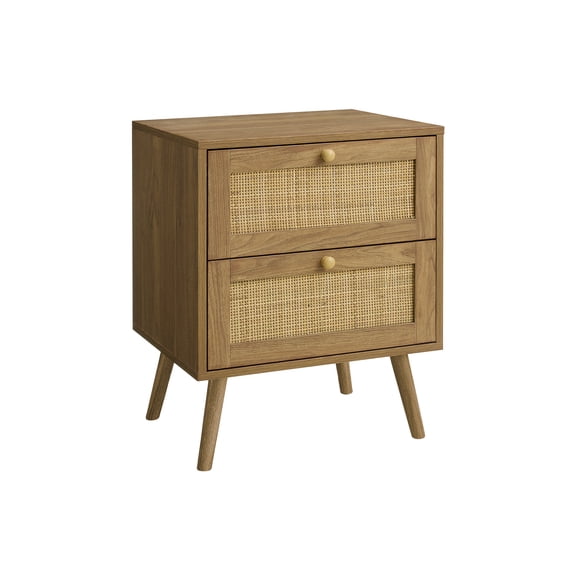 Accent Table - Bedroom - Living Room - Nightstand - Drawer - Walnut Laminate