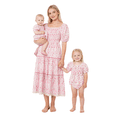 thumbnail image 4 of Mommy and Me Family Matching Dress Smocked Summer Long Dress Great for Photos,Vacation Mother's Day, 4 of 10