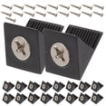 thumbnail image 1 of KAKOWELY 100pcs 45° Angle Code Drawer Wedges Bracket Dress Drawer Repair Kit for Drawer Reinforcement,0.59"X0.51"X0.39", 1 of 4