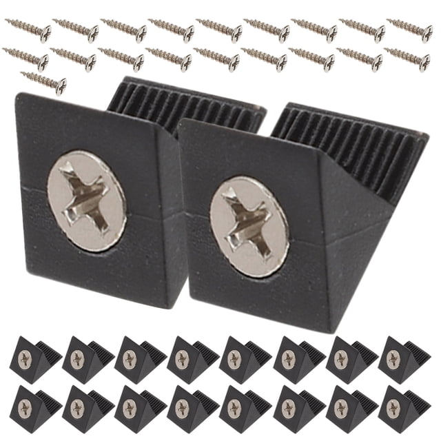 KAKOWELY 100pcs 45° Angle Code Drawer Wedges Bracket Dress Drawer Repair Kit for Drawer Reinforcement,0.59"X0.51"X0.39"