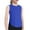 Blue, variant on Kids Girls Summer Athletic Solid Color Tank Tops Split Curved Sleeveless Shirts for Gym Yoga Running Toddler Girl 2t Short Sleeve Shirts Girls Shirts for Kids Girls with Shelf Bra for Women