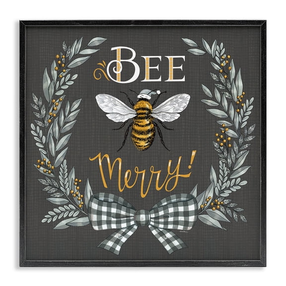 Stupell Industries Farmhouse Black Framed Giclee Art, 12 x 12, by Deb Strain