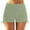Army Green, variant on Womens Bikini Bottoms High Waisted Boyshort Drawstring Soft Stretch Comfortable Swim Wear Full Coverage Sports Yoga Shorts Swim Bottom