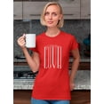 thumbnail image 2 of Love Book Style  Shaped T-Shirt Women -Image by Shutterstock, Female Small, 2 of 4