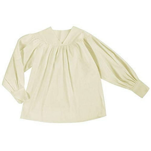 Making Believe Boys Deluxe Renaissance Shirt (Xlarge, Cream)