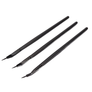 3 Pieces Eyeliner Brush Set, Gel Eyeliner Brush, Eye Define Bent Eyeliner Brush Professional Makeup Ultra Fine Angled Gel Eyeliner Brushes Cosmetic Tool,for Precise Liner Eyebrows Make Up