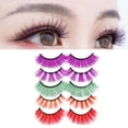 thumbnail image 2 of 5 pares de pestañas postizas en 3D, suave , un maquillaje C Yuyangstore Pestañas postizas, 2 of 7