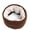 coffee, variant on Neck Warmer Knit Fleece Lined Circle Loop Scarves-Coffee