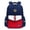 Red, variant on WAYUTE Backpack for Kids Back to School Backpacks Large Capacity Zip Up Daypack Toddler Lightweight Patchwork Color Bookbag Casual School Activities