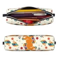 thumbnail image 2 of Honeii Squirrel With Colorful Tail Pattern Pencil Case, Pencil Pouch, Pencil Case Small, Pencil Pouch Aesthetic, PVC Pencil Pouch, Pencil Bag, Makeup Pouch, 2 of 7