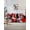 Red, variant on Red Black Grey Couch Cover for Dogs, Moire Modern Artwork Abstract Washable Sofa Covers Slipcover for Pets Dogs Futon Cover, Couch Recliner Covers, Oversized Chair Slipcover 71"x91"