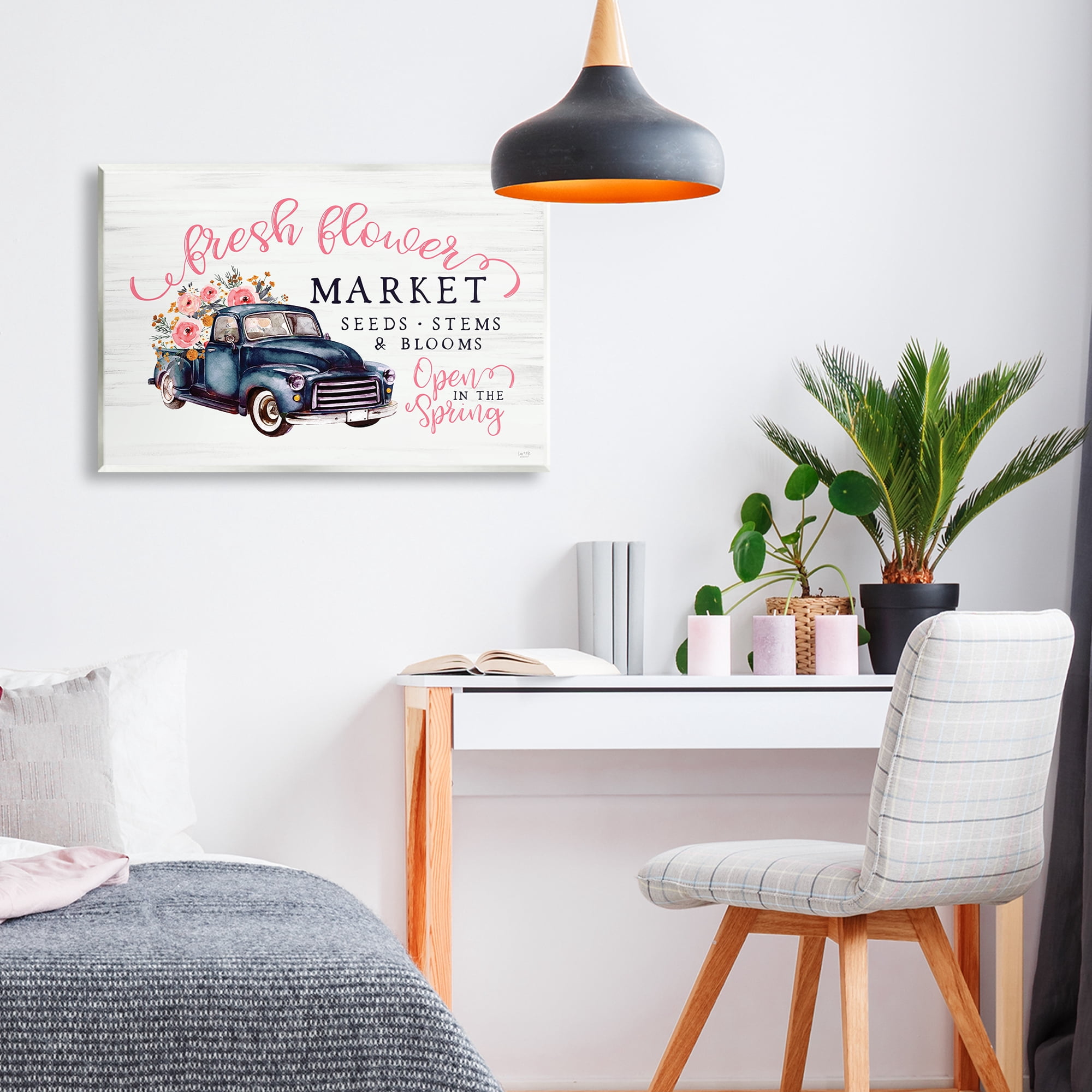 Stupell Industries Antique Spring Market Wall Plaque Art, design by Lux + Me Designs