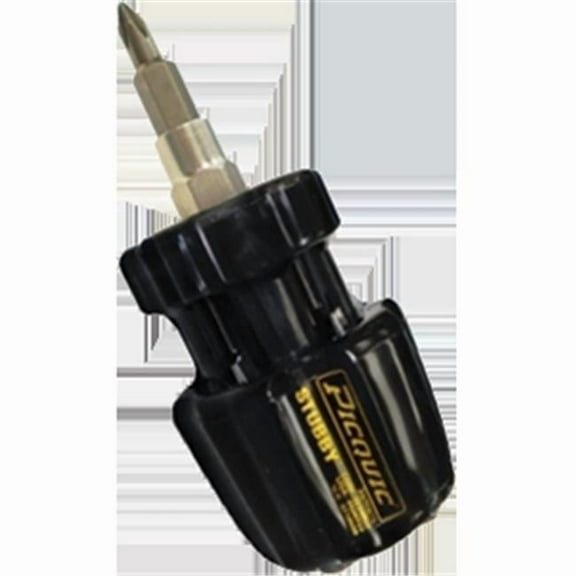Picquic Stubby Multi-bit Screwdriver Colors Vary