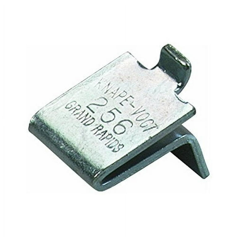 Knape & Vogt Pilaster Shelf Support 256 Series Zinc Mortise-Mount