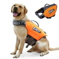 thumbnail image 1 of CHUANK Dog Life Jacket Adjustable Dog Lifesaver Reflective Vest Pet Life Preserver with Rescue Handle, 1 of 7