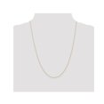 thumbnail image 4 of 24 inch 6R Cable Rope Chain in 14 Karat Yellow Gold (0.6mm), 4 of 4