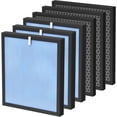 thumbnail image 1 of HSP001 Filter Replacement Compatible with HATHASPACE Air Purifier Filters HSP001, 4-in-2 Filtration with H13 True Hepa and Activated Carbon, 3 Pack, 1 of 6
