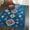 Blue, variant on Nourison Tribal Decor Tribal White 2'2" x 4'3" Area Rug, (2x4)