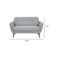 thumbnail image 2 of A&D Home Oakland Loveseat Sofa, Moonlight, 2 of 10