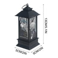 thumbnail image 4 of Hyknon Night Light Halloween Lantern - Halloween Candle Lantern Decoration LED Light, Portable Halloween Lantern LED Hanging Lamp Led Lights Portable Table Bedside Lamp, 4 of 4