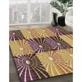 thumbnail image 2 of Ahgly Company Indoor Square Patterned Yellow Orange Area Rugs, 6' Square, 2 of 6