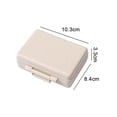 thumbnail image 2 of Travel Pill Organizer Moisture Proof, Airtight Pill Box Case,Pill Dispenser,Daily Pill Storage Container for Vitamin,Fish Oil, 2 of 5