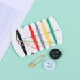 thumbnail image 3 of MasteelfCA 50PCS Disposable Sewing Kit Sewing Needle Thread Safty Pin Button Kit Clothes Repair Tools Stitching Supplies, 3 of 7