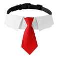 thumbnail image 1 of CSChome Pet Tie Pet Collar Lapel Collar with D-ring Adjustable Buckle Polyester Pet Dog Cosplay Necktie, 1 of 6