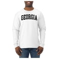 thumbnail image 2 of Wild Bobby State of Georgia College Style Men Long Sleeve Shirt, 2 of 6