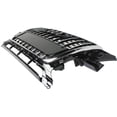 thumbnail image 2 of Grille For 2009-2012 Audi Q5 3.2L Engine w/ S-Line Package Gloss Black Plastic, 2 of 5