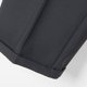 thumbnail image 5 of Pantalones de traje de nueve centavos para hombre, de poliéster, con cintura elástica lateral, botones, bolsillos, color liso, a la moda, 5 of 6