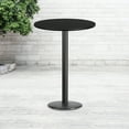 thumbnail image 2 of Flash Furniture Stiles 30'' Round Black Laminate Table Top with 18'' Round Bar Height Table Base, 2 of 5