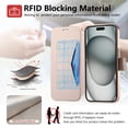 thumbnail image 5 of ELEHOLD Case for iPhone 13,2 in 1 Detachabl Wallet Plating Clear Case with Card Holder[Compatible with MagSafe Accessories],Rosegold, 5 of 11