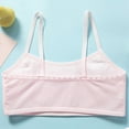 thumbnail image 6 of Training Bras Kids Child Girls Mesh Thin Breathable Comfort Training Bras Solid Sports Bra Bralettes Light Pink 9 Years-10 Years, 6 of 7