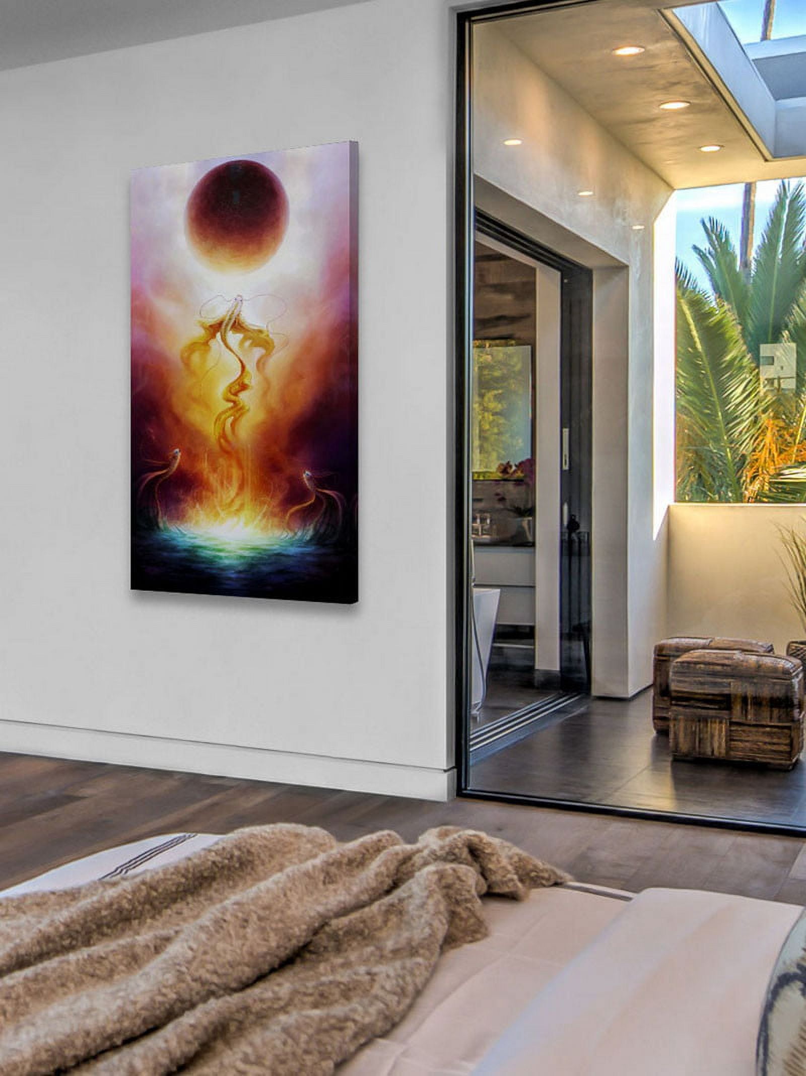 MARMONT HILL  - Handmade Resurrection Painting Print on Canvas 12 x 24