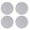 Grey, variant on 4PC Collision Mat Behind The Smart Lock Door Block Door Handle Buffer Mute Mat Silencer Silicone Collision Mat Football Fatheads Stickers for Wall Murals for Living Room Wall Arch Decal Wall Decals