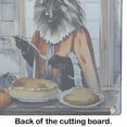 thumbnail image 4 of Keeshond Fall Kitchen Pumpkins Glass Cutting Board Large 12 in x 15 in, 4 of 5
