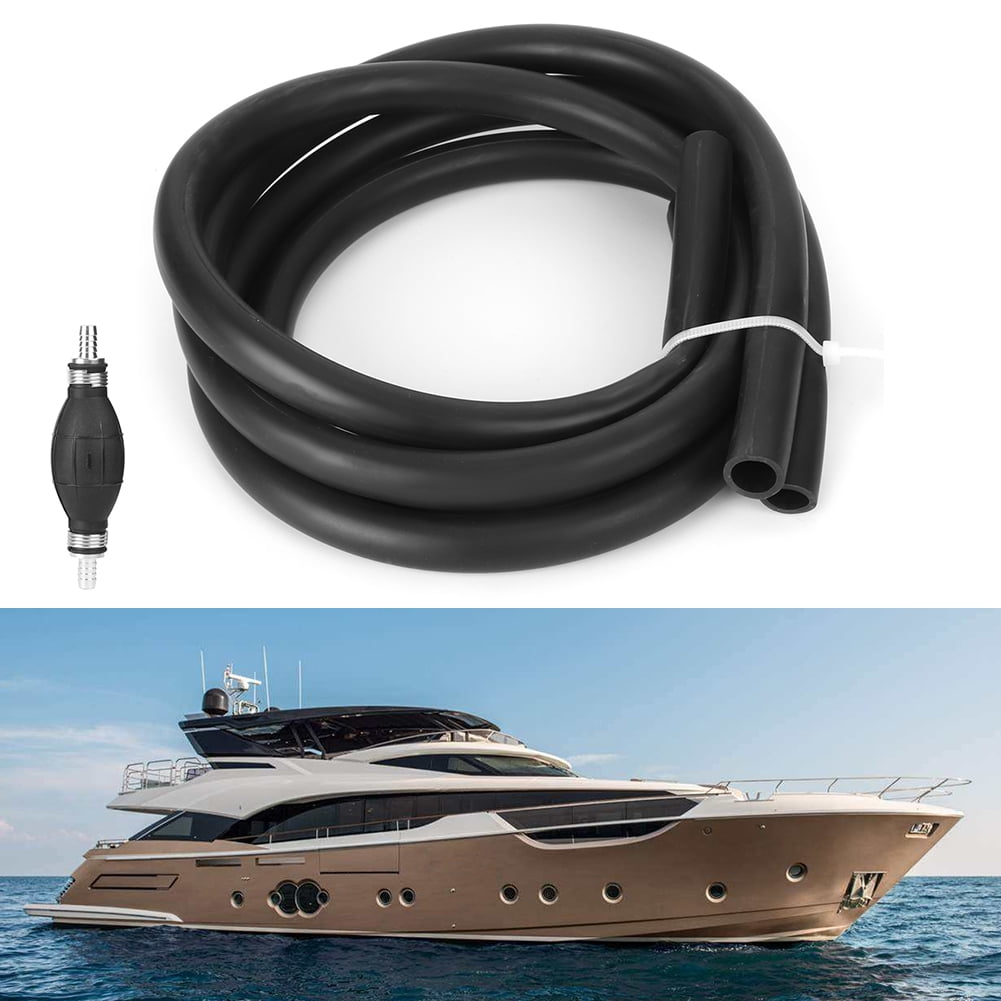 EOTVIA Universal Marine Boat Fuel Line Assembly 3/8in Hose Outboard