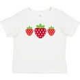 thumbnail image 3 of Inktastic Strawberries Summer Strawberry Fruit Girls Toddler T-Shirt, 3 of 5