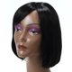 thumbnail image 1 of Peluca de Cabello Humano para Mujeres Unique Bargains 11' Negro Rizado, 1 of 7