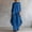 Blue, variant on Gamivast 2 Piece Boho Sets for Women Oversized Tunic Tops Wide Leg Pants Set Casual Contrast Trim Sweatsuits Flowy Outfits for Daily Streetwear Green L