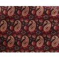thumbnail image 4 of oneOone Georgette Viscose Fabric Leaves|Floral & Paisley Block Print Fabric BTY 42 Inch Wide, 4 of 4