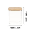 thumbnail image 2 of Deeceymbur Jars With Lids Spaghetti Pasta Storage Container For Kitchen Pantry Tall Clear Airtight Food Storage Jar With Sealing Wood Cover, 2 of 6
