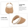 thumbnail image 4 of IFANLANDOR Visor Hat Women Sun Visor Hat Multi Color Breathable Roll Up Design For Outdoor Activities 1Pcs, 4 of 5
