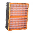 thumbnail image 2 of DOLITY 60 Drawers Parts Organizer Bead Case Teacher Tools Box Hardware Tool Storage Orange, 2 of 9