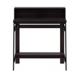 thumbnail image 7 of Furinno Simplistic 32-Inch Brown Computer Desk, Small Office Desk, Rectangular Home Office Desk with Shelf, Gaming Desk for Home Office, Bedroom, Study Room, Dark Mocha, 7 of 7